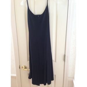 Banana Republic spaghetti strap black dress